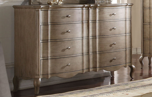 Acme Chelmsford Drawer Dresser in Antique Taupe 26055 - ATL FURNITURE