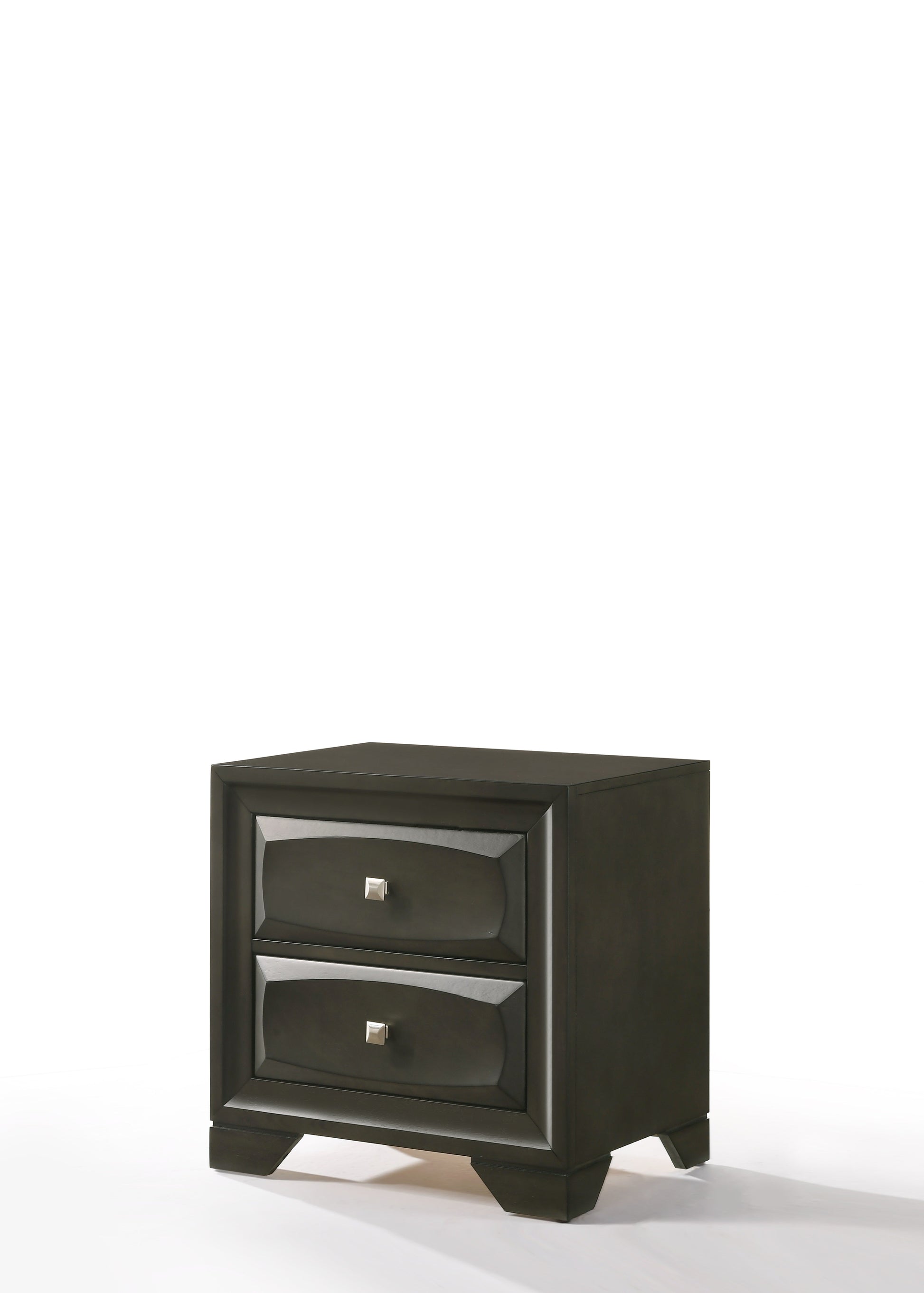 Soteris Antique Gray Nightstand - ATL FURNITURE