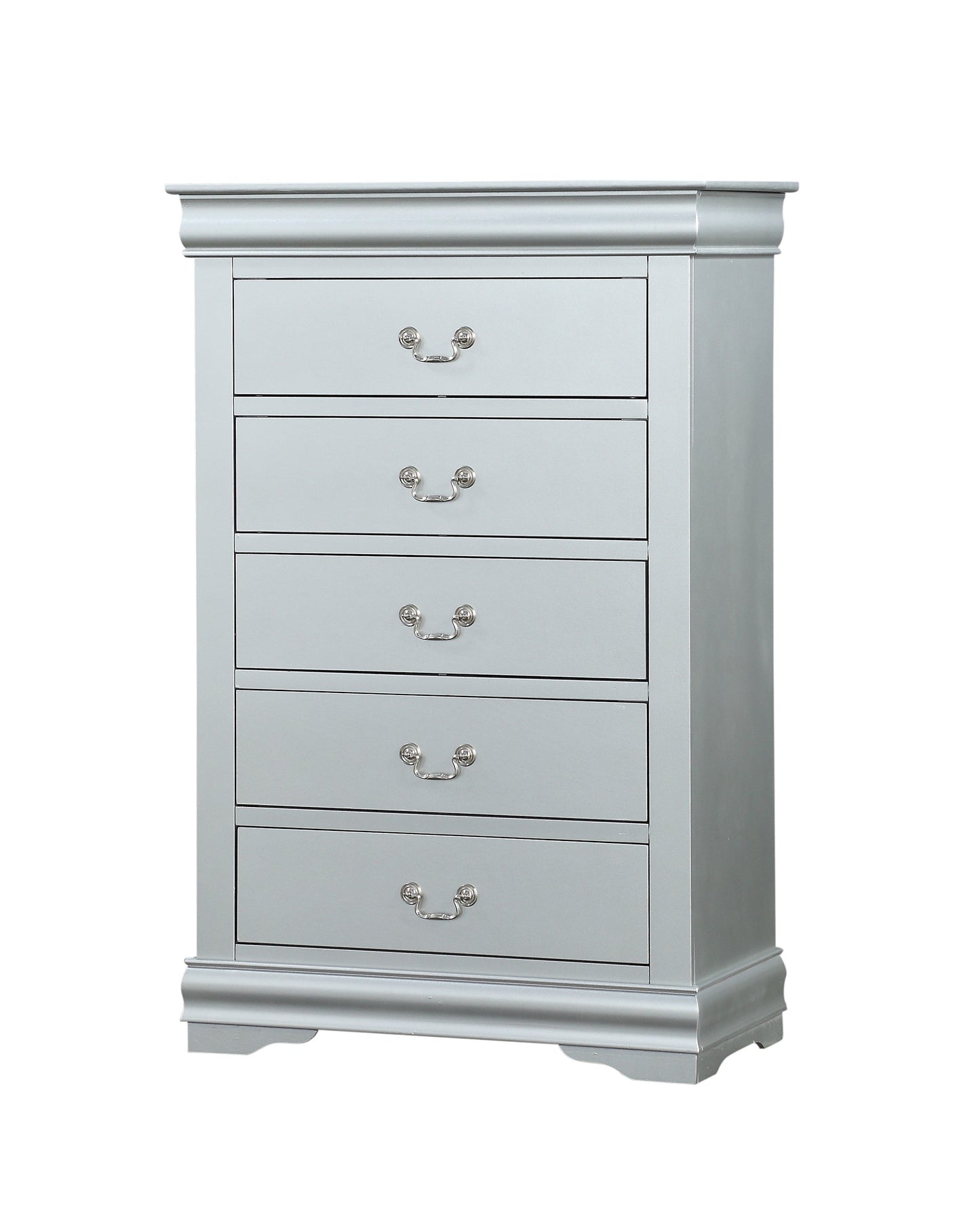 Louis Philippe Platinum Chest - ATL FURNITURE