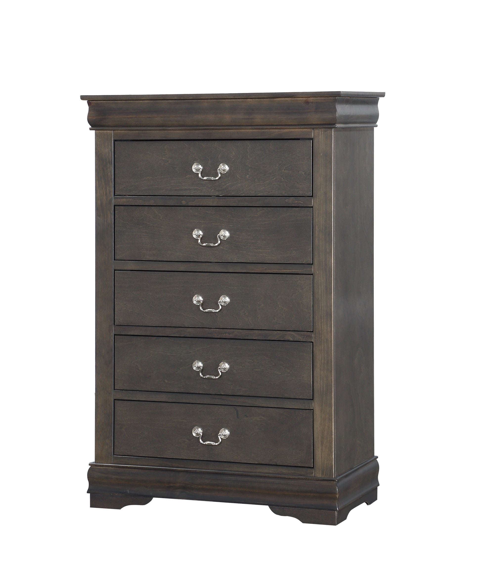 Louis Philippe Dark Gray Chest - ATL FURNITURE