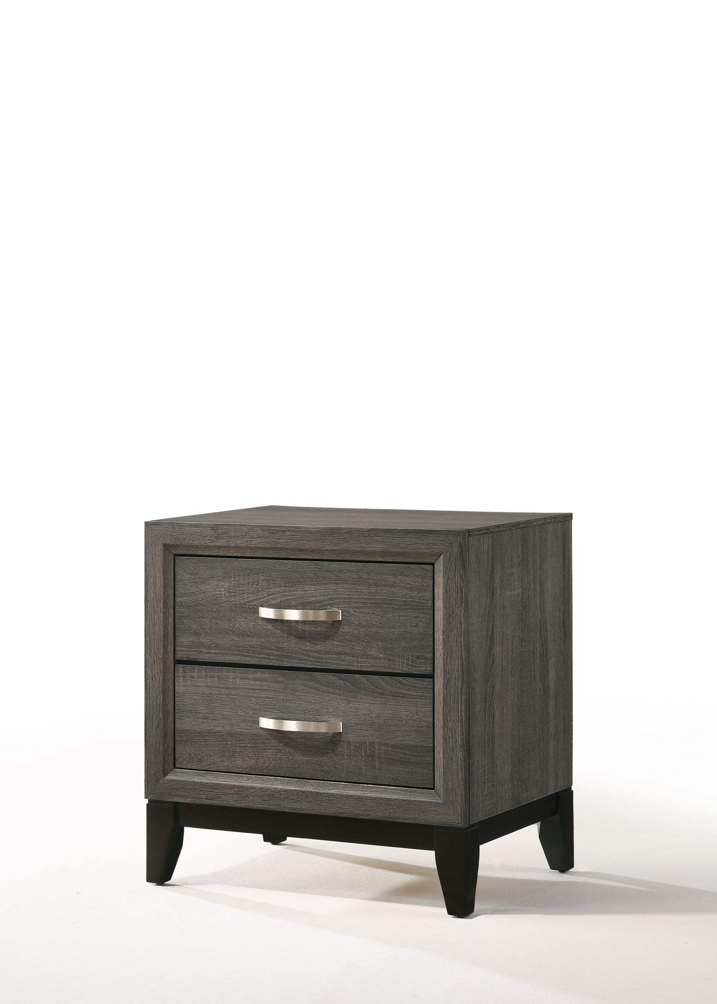 Valdemar Weathered Gray Nightstand - ATL FURNITURE