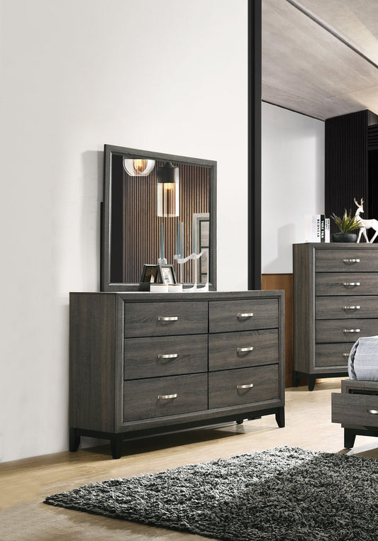 Valdemar Weathered Gray Dresser - ATL FURNITURE