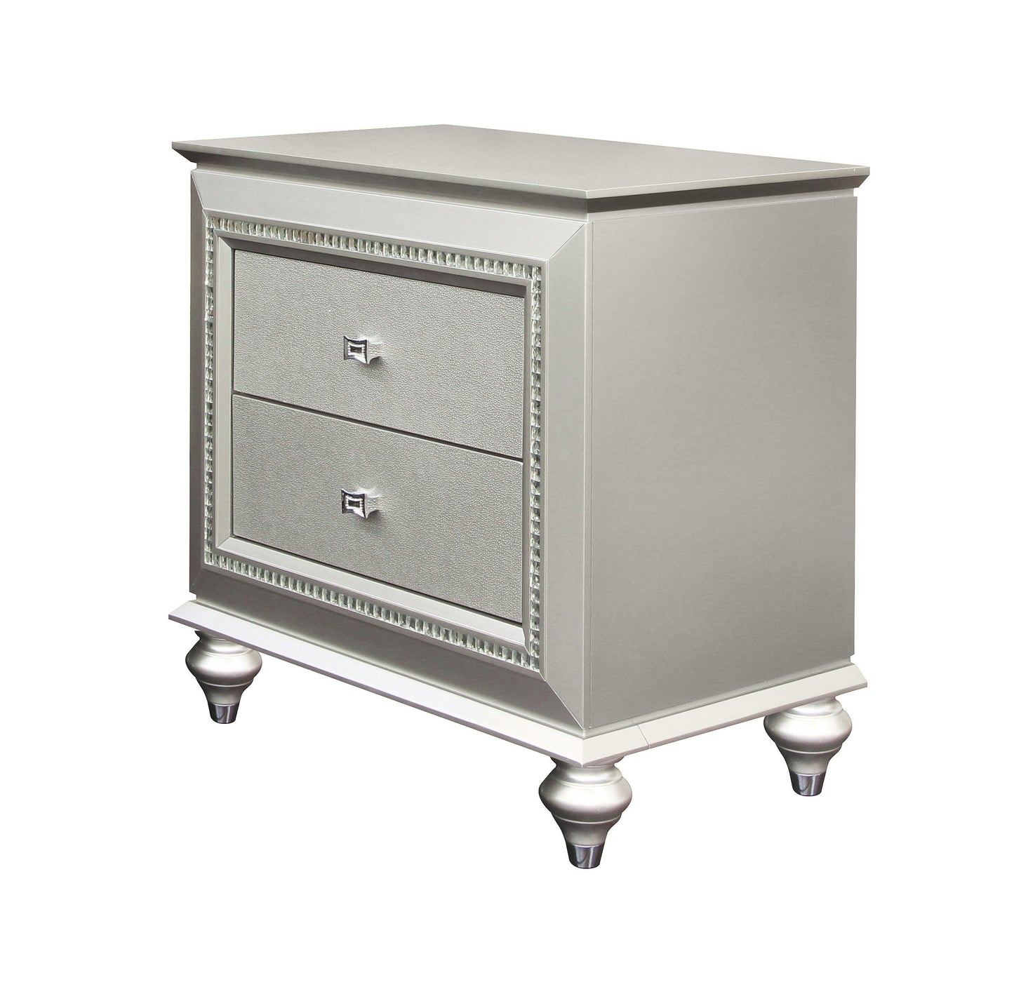 Kaitlyn Champagne Nightstand - ATL FURNITURE