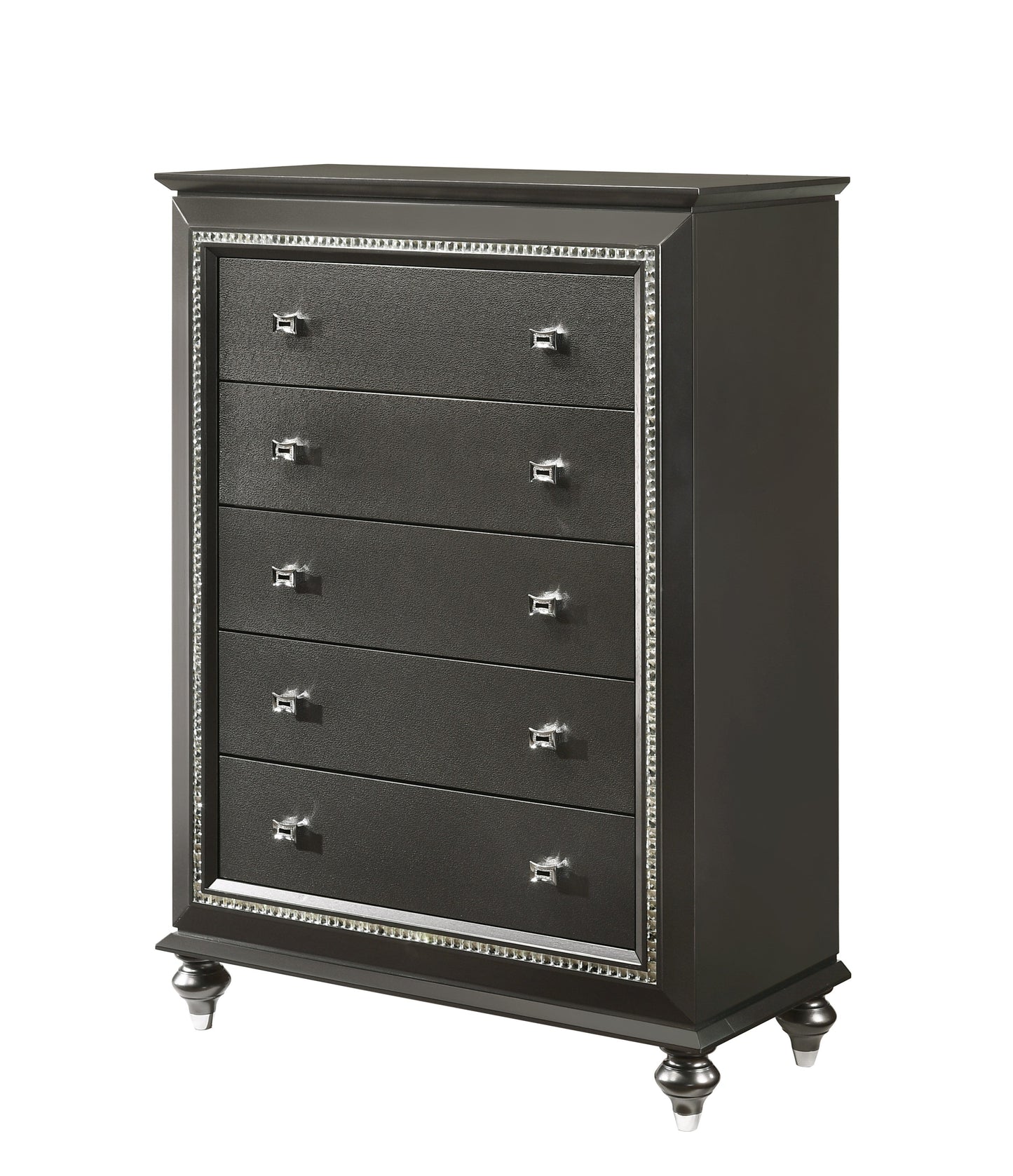 Kaitlyn Metallic Gray Chest - ATL FURNITURE