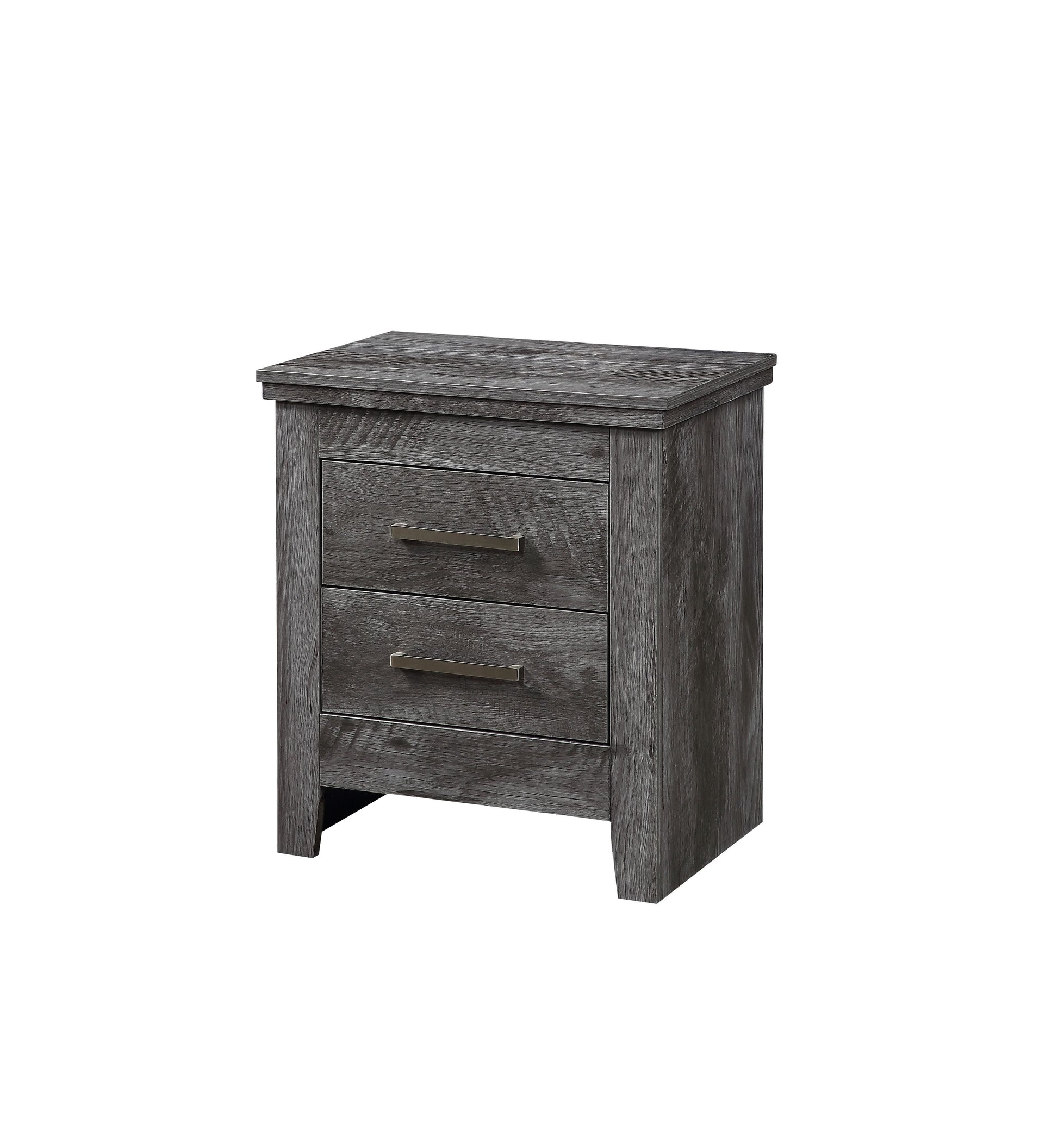 Vidalia Rustic Gray Oak Nightstand - ATL FURNITURE