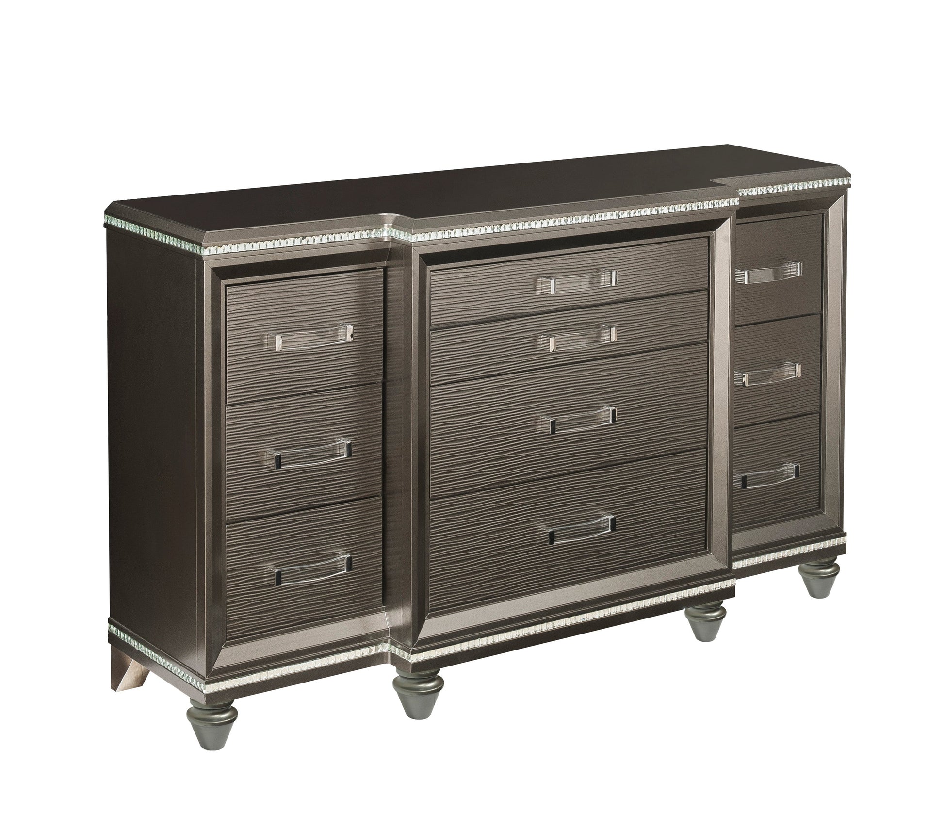 Sadie Dark Champagne Dresser - ATL FURNITURE