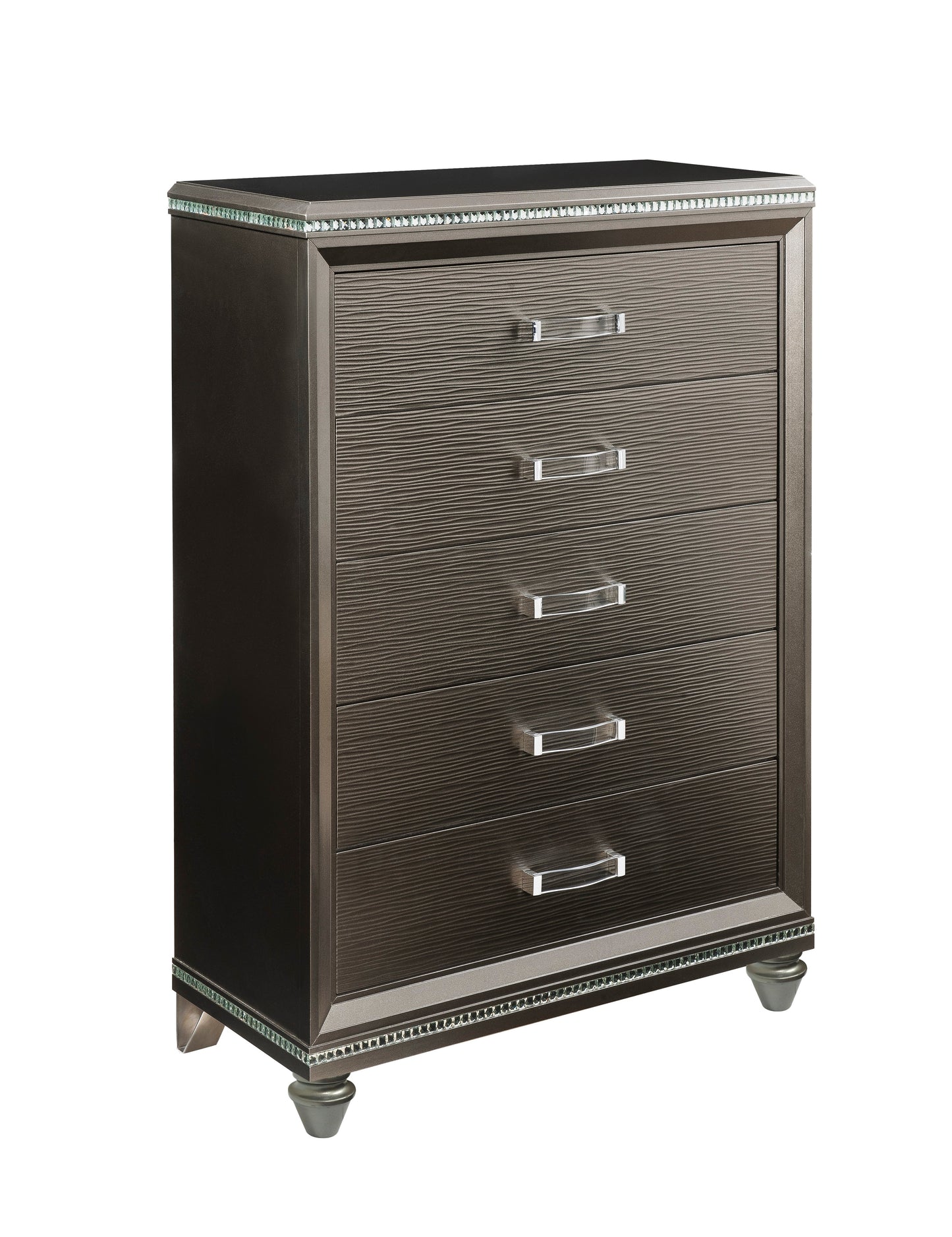 Sadie Dark Champagne Chest - ATL FURNITURE