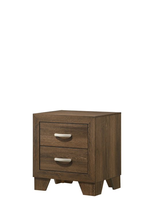 Miquell Oak Nightstand - ATL FURNITURE