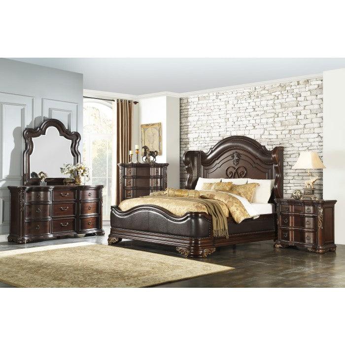 Homelegance - Royal Highlands Eastern King Bed In Rich Cherry - 1603K-1Ek - ATL FURNITURE