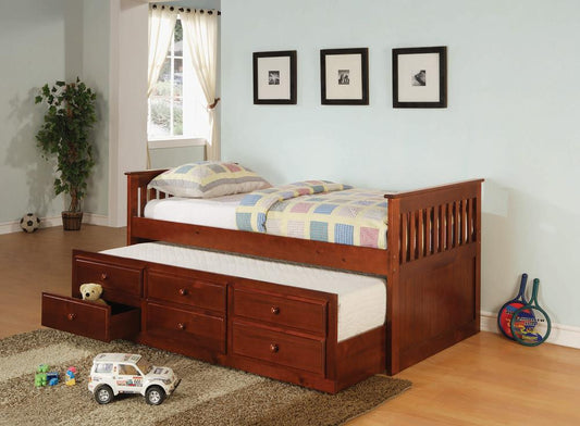 Transitional Cherry Twin Daybed - ATL FURNITURE