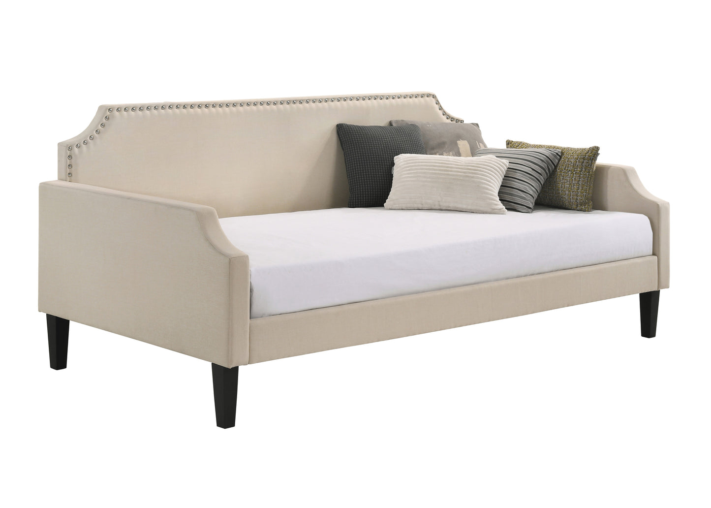 Livia Upholstered Twin Daybed Taupe
