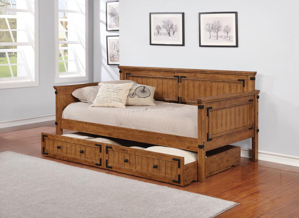 Rustic Honey Daybed - ATL FURNITURE