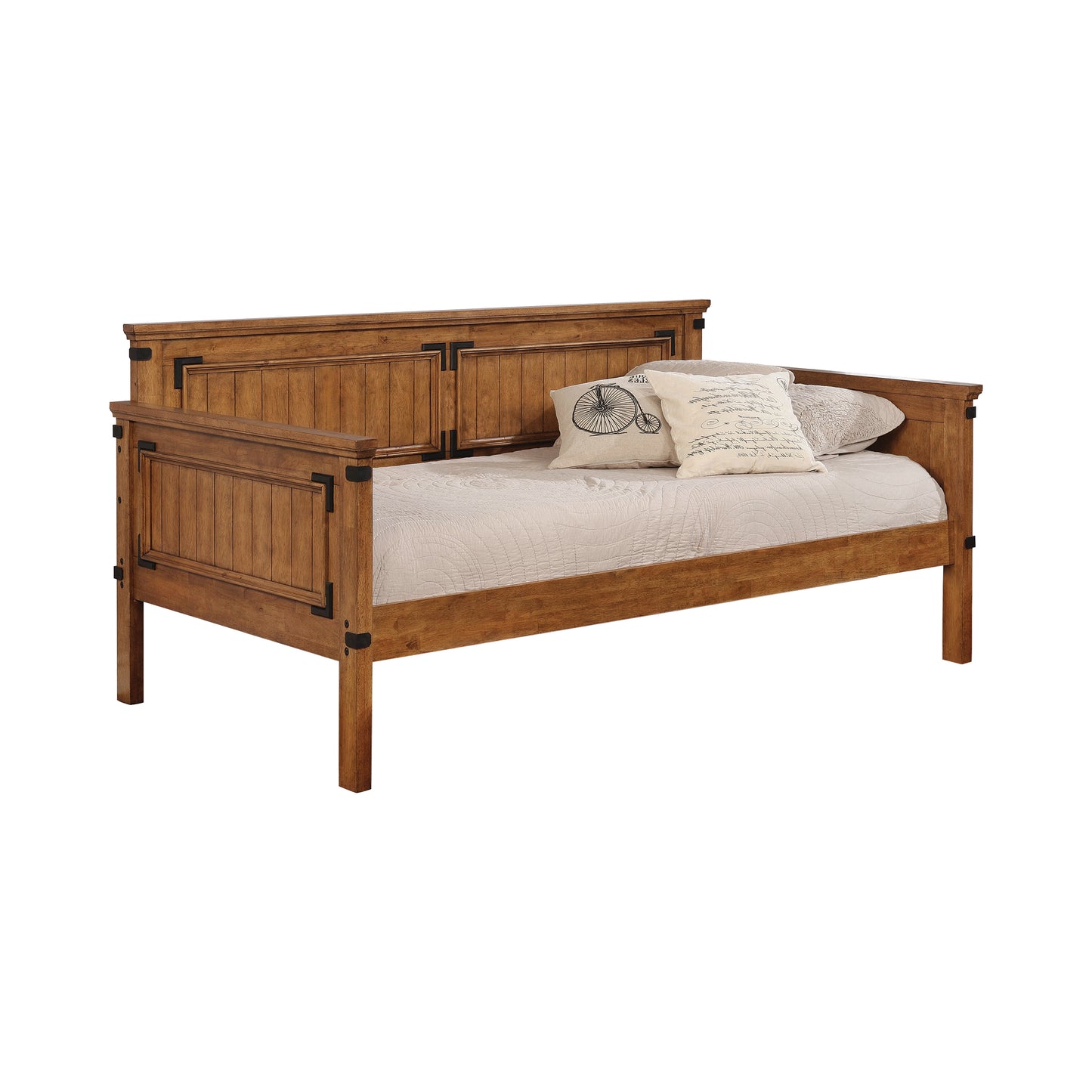 Oakdale Wood Twin Daybed Rustic Honey