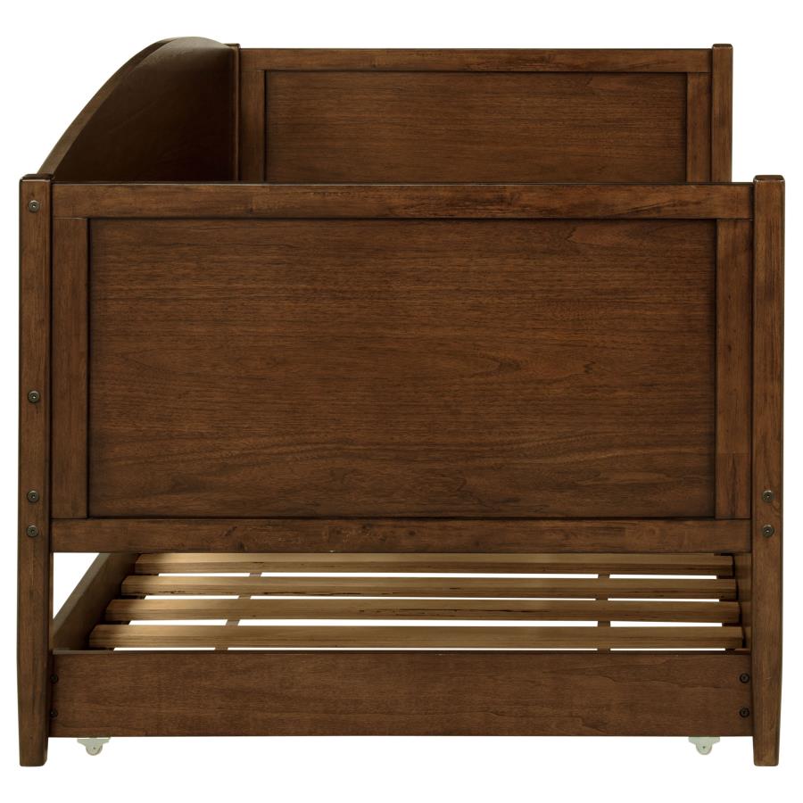 Bozeman Wood Twin Daybed With Trundle Medium Walnut