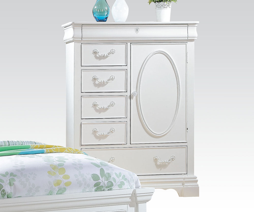 ACME Estrella Youth Chest in White 30246 - ATL FURNITURE