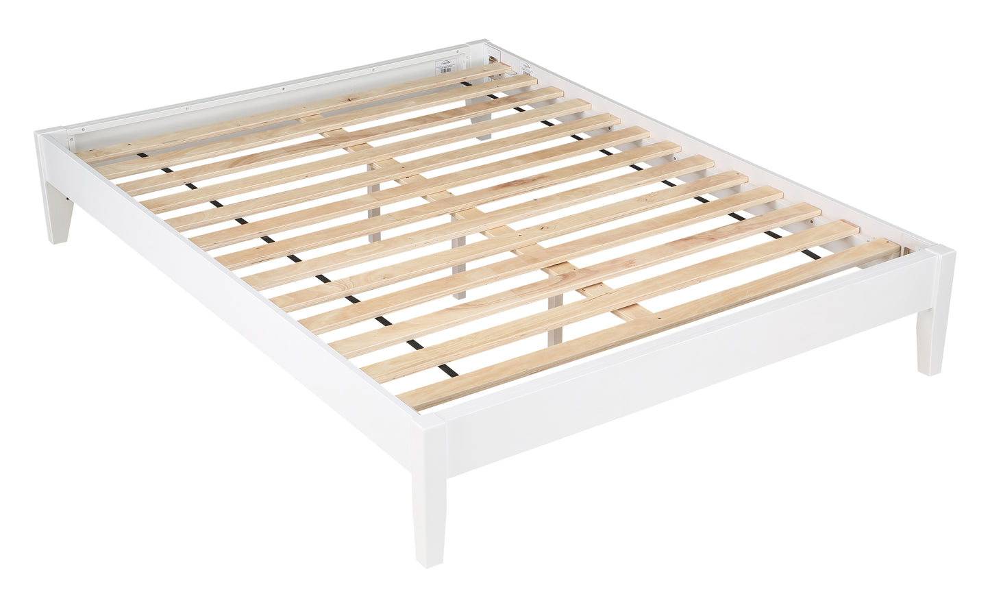 Hounslow Platform Queen Bed White