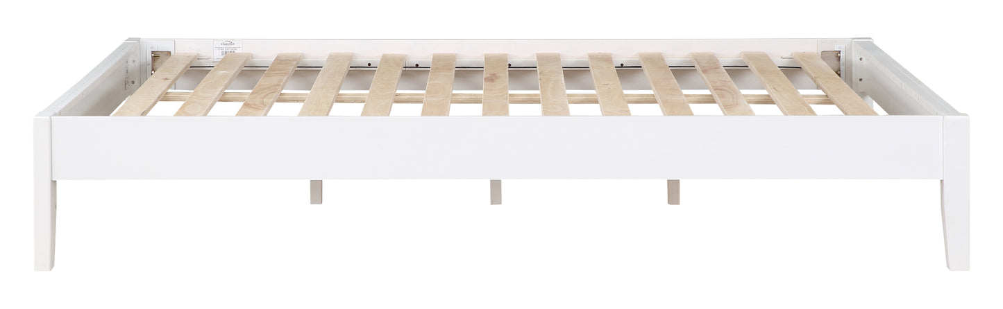 Hounslow Platform Queen Bed White