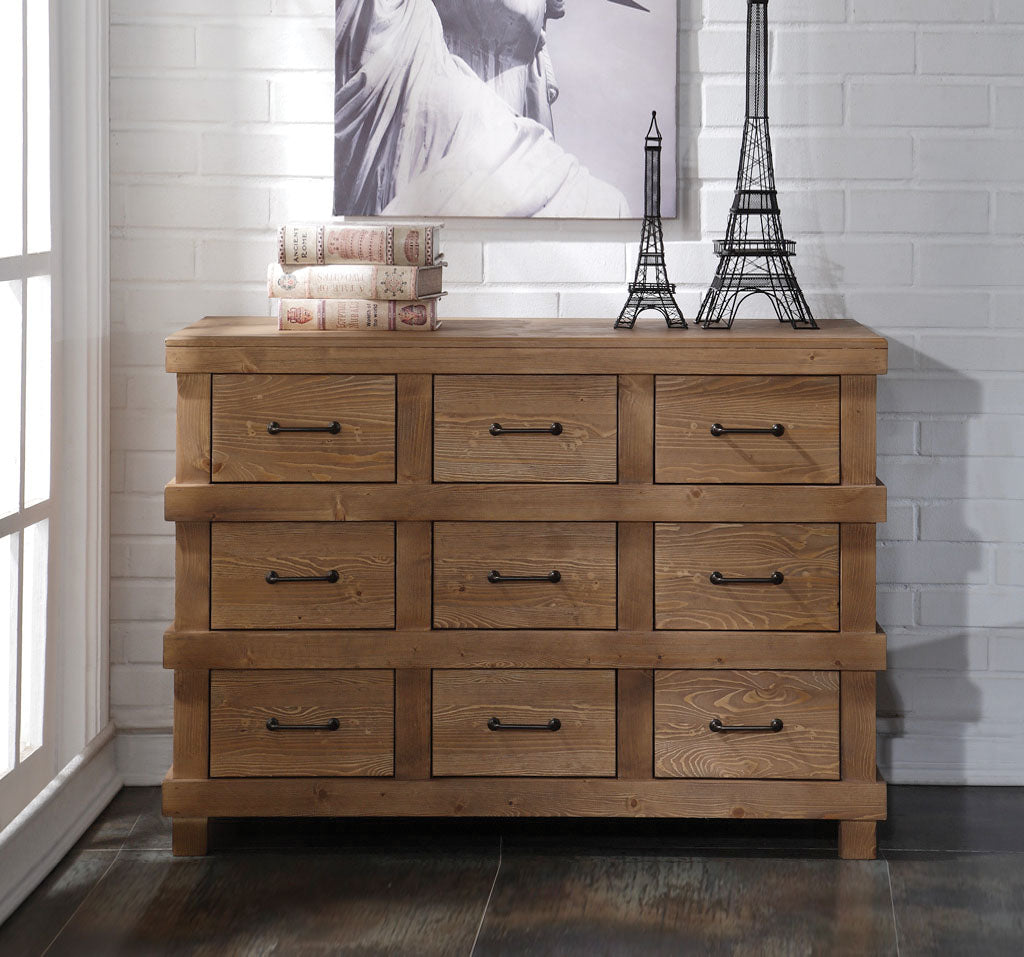 Adams Antique Oak Dresser - ATL FURNITURE