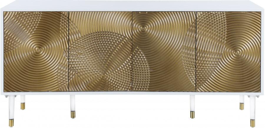 Bellissimo Sideboard-Buffet In White Lacquer - 321 - ATL FURNITURE