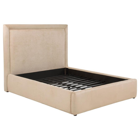 Lawson 54-Inch Upholstered Full Platform Bed Light Saddle