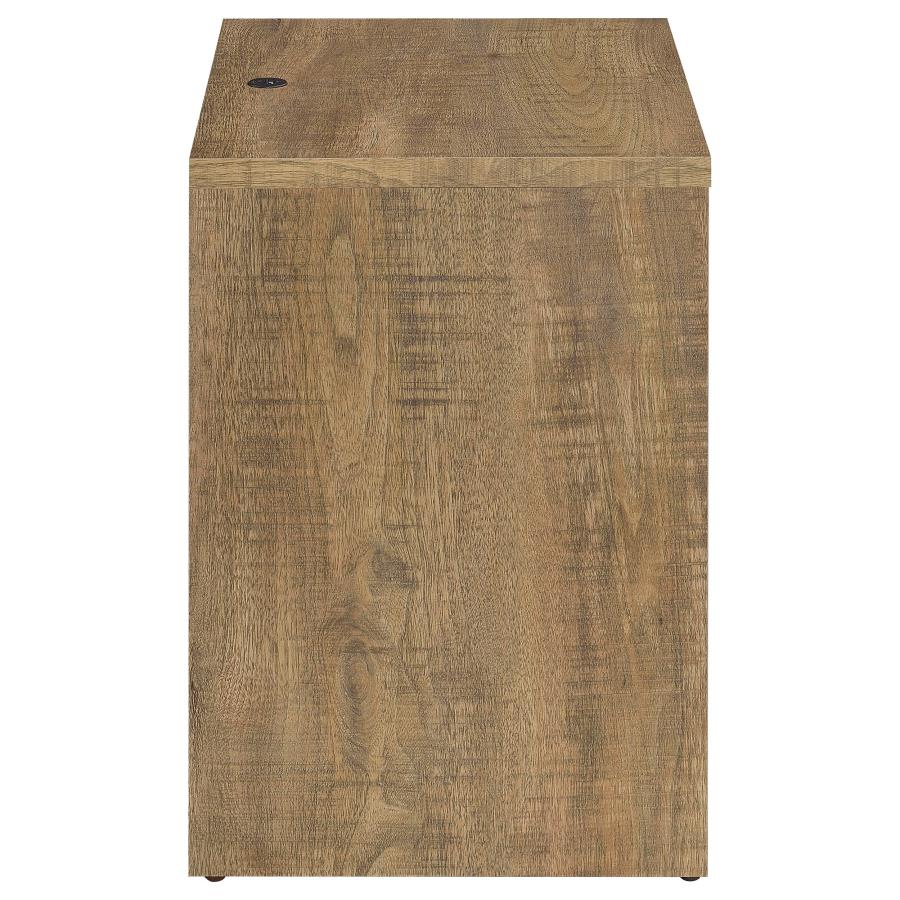 Westpark 2-Drawer Nightstand Led Lights And Usb Mango