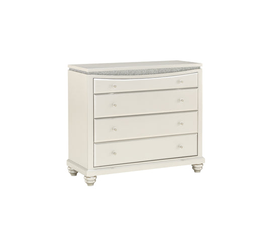 Maverick Platinum Dresser w/4 Drw - ATL FURNITURE