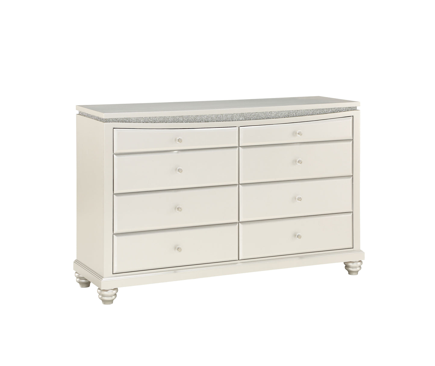 Maverick Platinum Dresser w/8 Drw - ATL FURNITURE