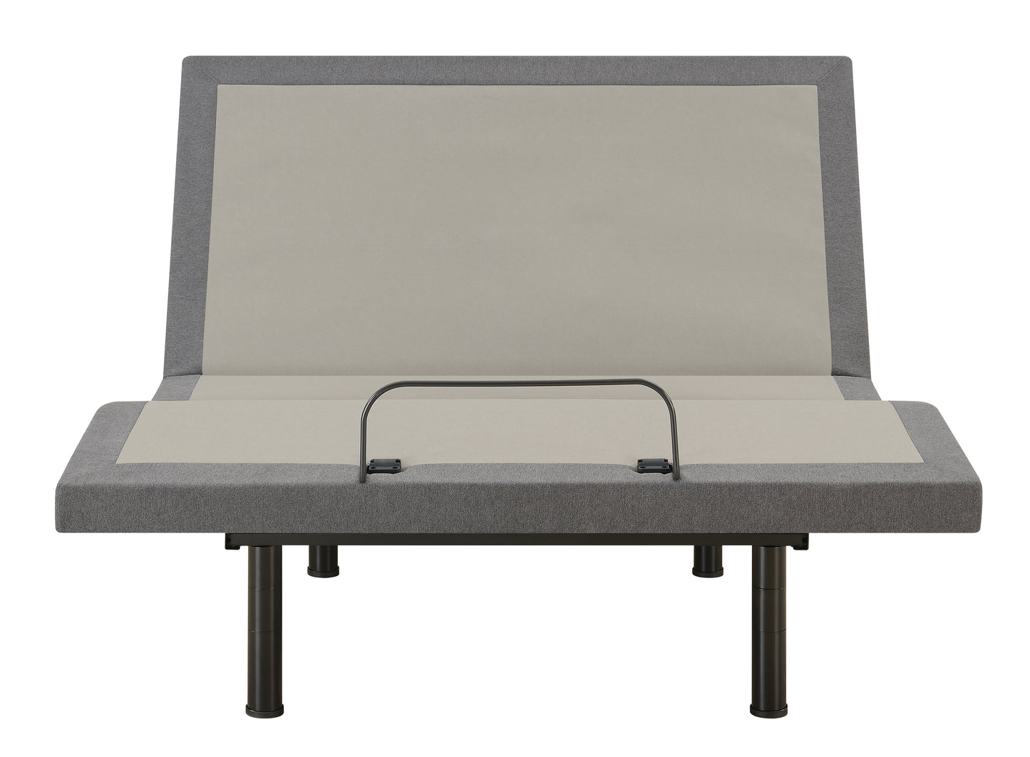 Negan Twin XL Adjustable Bed Base Grey and Black W/ Dual massage