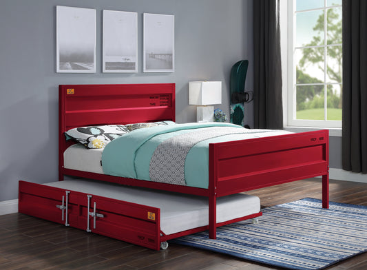 Cargo Red Full Bed - ATL FURNITURE