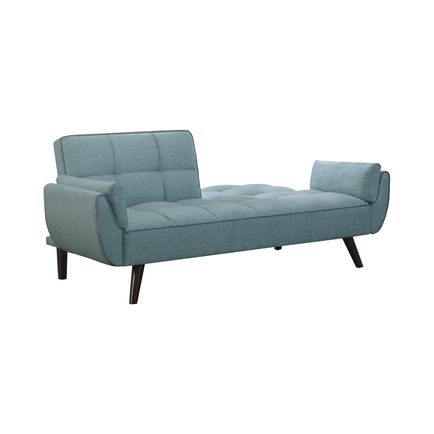 Caufield Upholstered Convertible Sofa Bed Turquoise Blue
