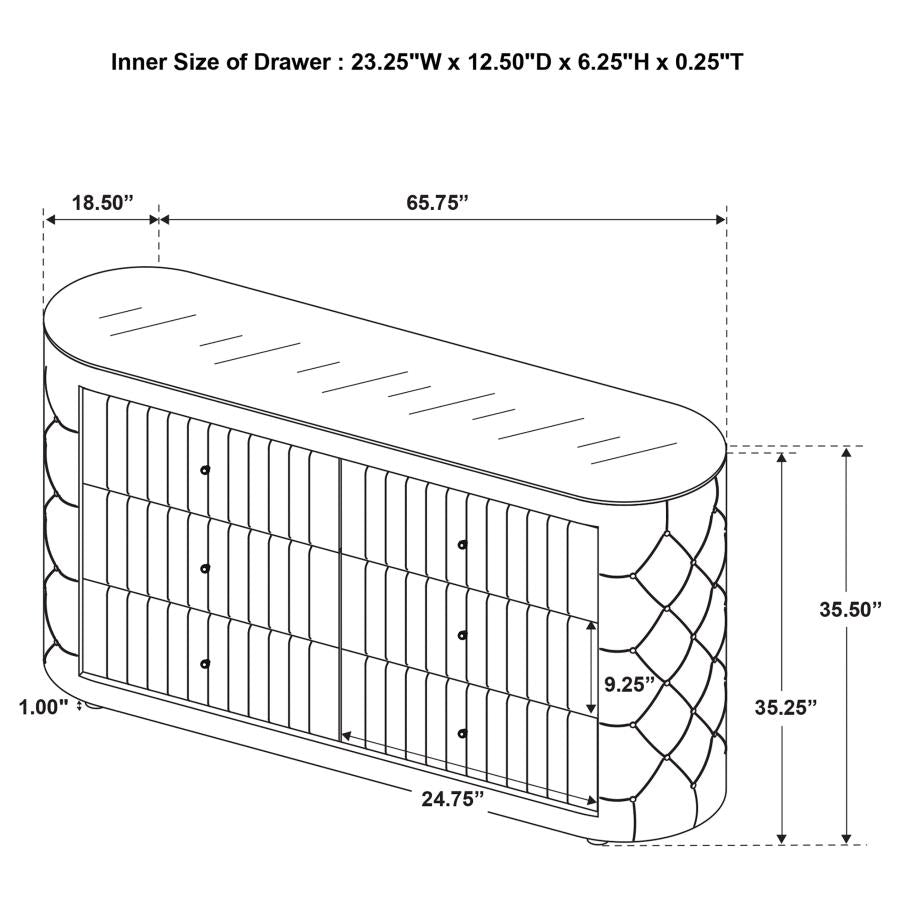 Sonya 4-Piece Upholstered Queen Bedroom Set Ivory