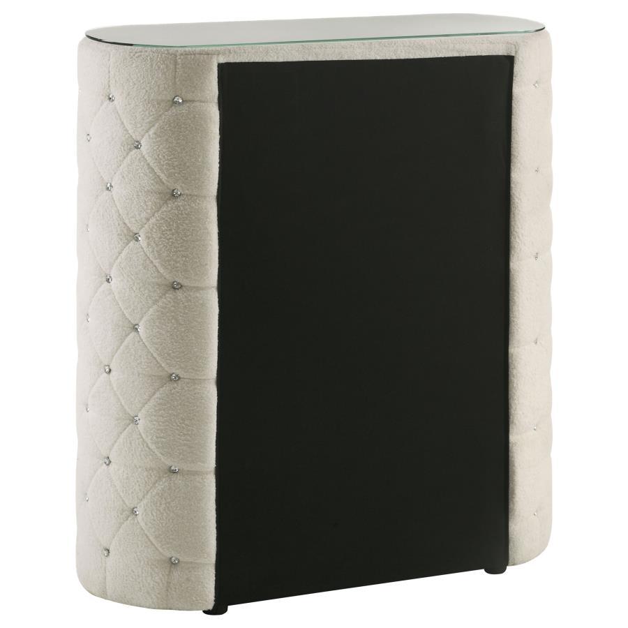 Sonya 5-Piece Upholstered Queen Bedroom Set Ivory