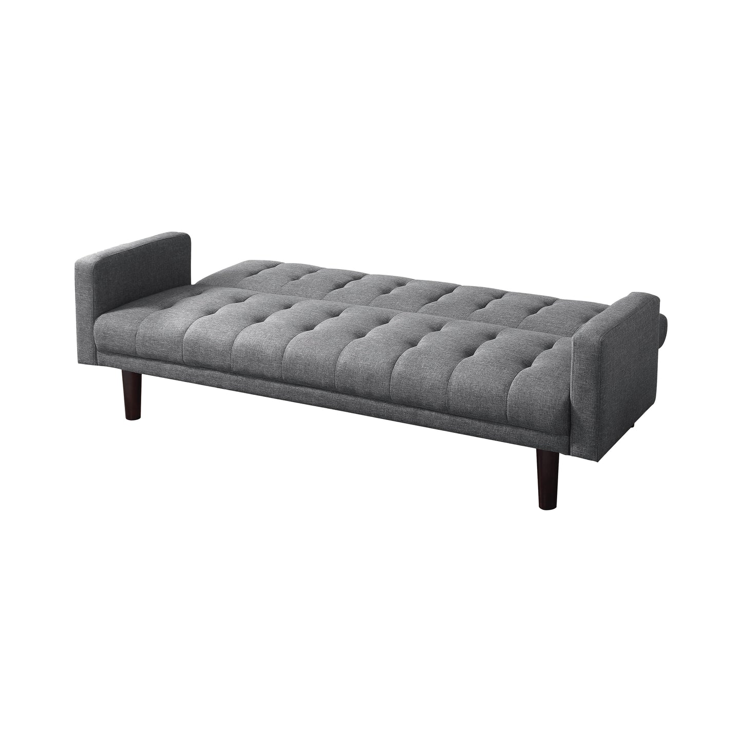 Sommer Upholstered Tufted Convertible Sofa Bed Grey