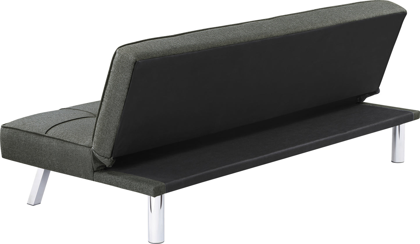 Joel Upholstered Tufted Convertible Sofa Bed Grey