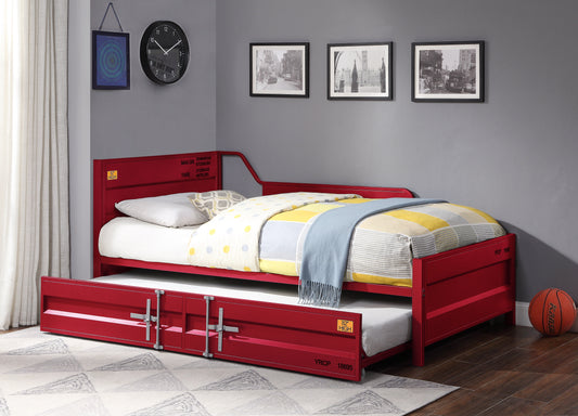 Cargo Red Daybed & Trundle (Twin Size) - ATL FURNITURE