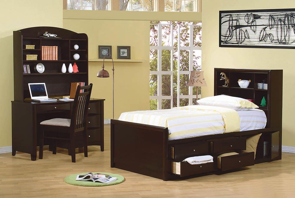 Phoenix Full Bookcase Bed - ATL FURNITURE