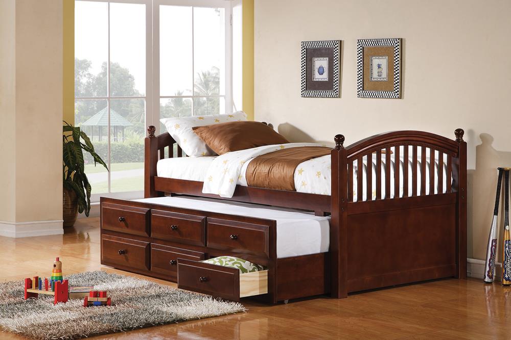 Coastal Chestnut Twin Daybed - ATL FURNITURE