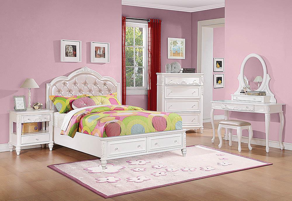 Caroline Twin Storage Bed - ATL FURNITURE