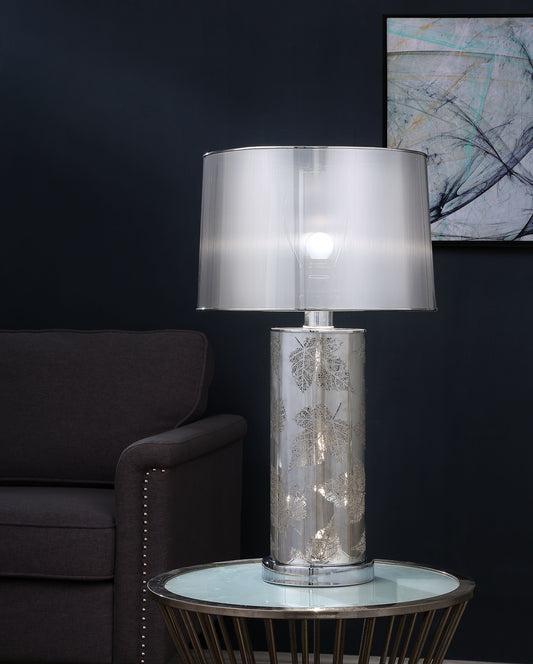 Nordin Chrome Table Lamp - ATL FURNITURE