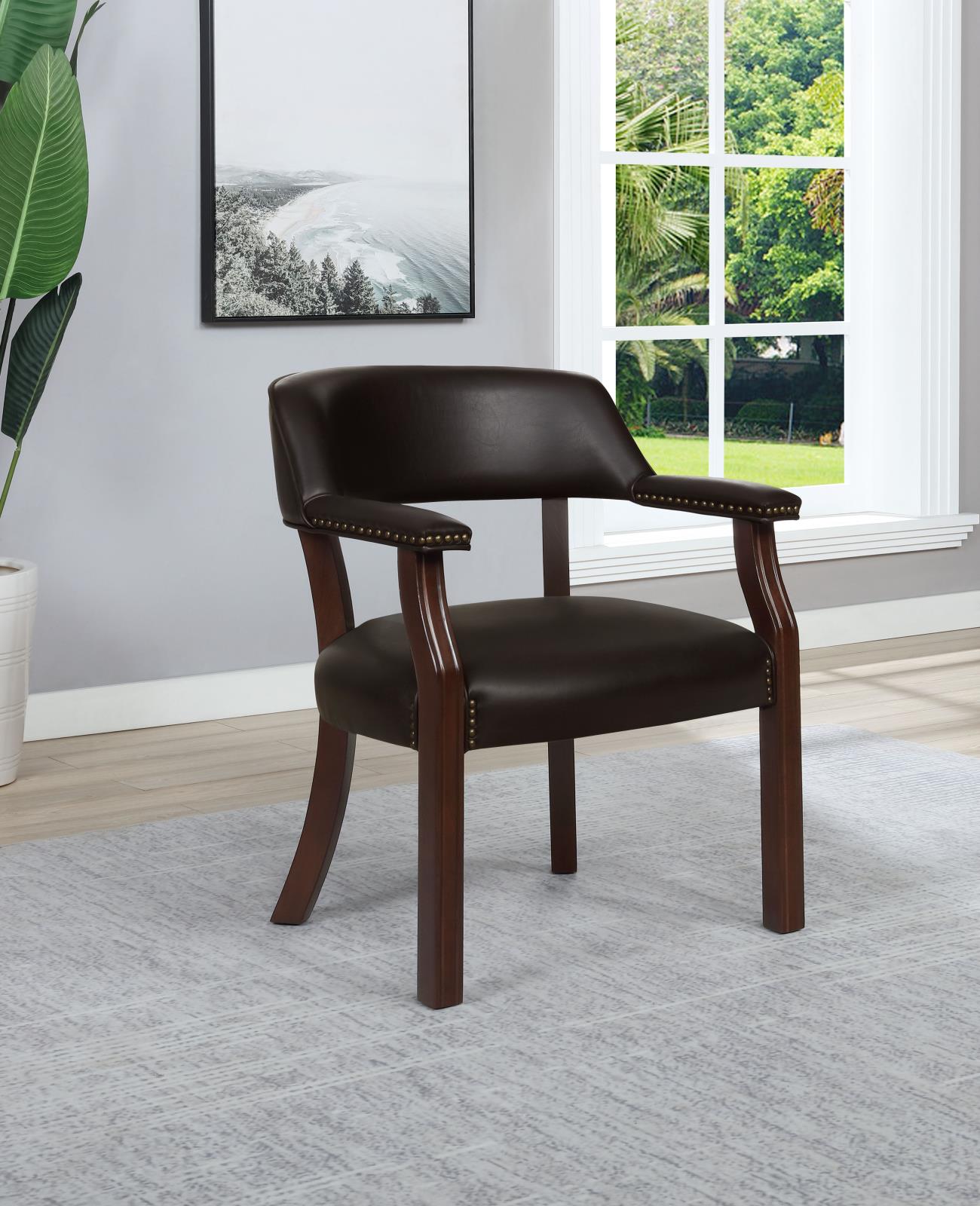 Modern Brown Office Chair - ATL FURNITURE