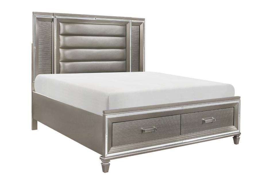 Homelegance - Tamsin 8 Piece Queen Platform Bedroom Set - 1616-1-8Set - ATL FURNITURE