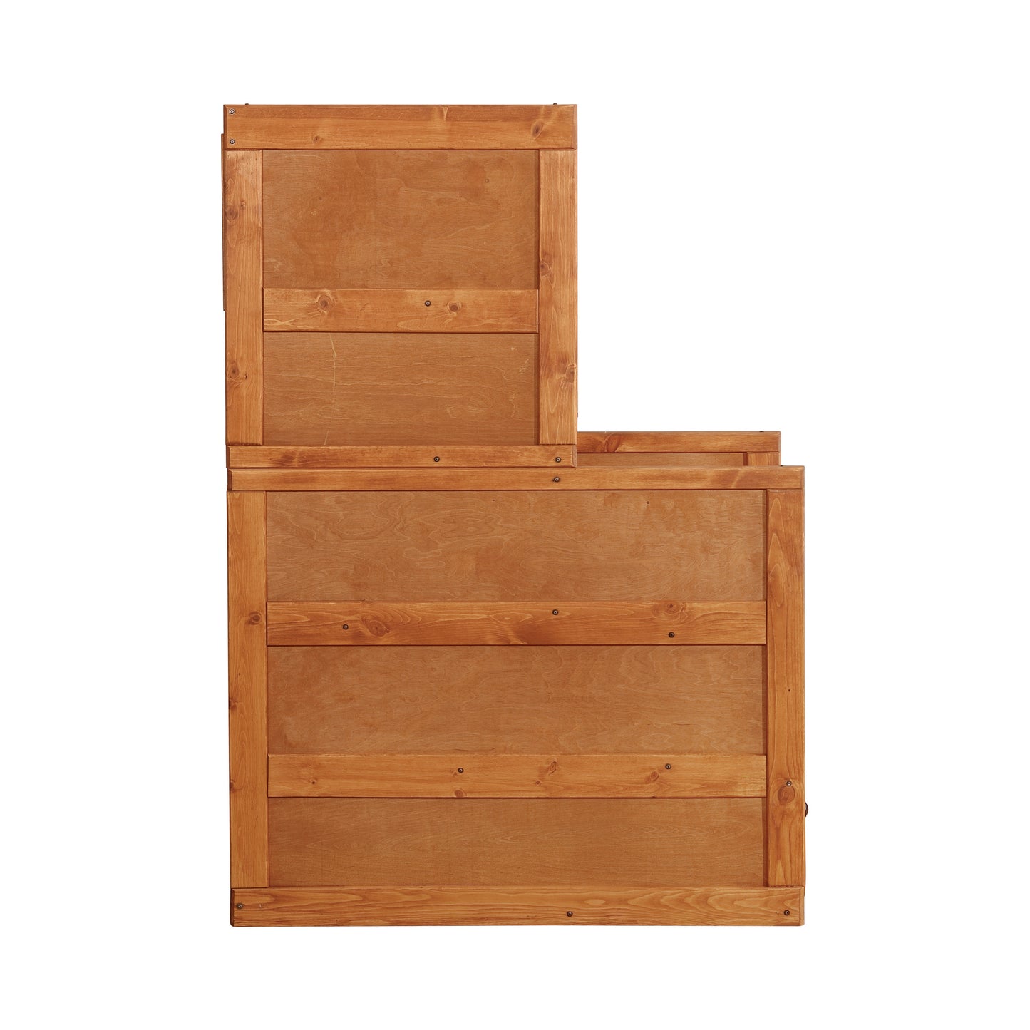 Wrangle Hill 4-drawer Stairway Chest Amber Wash