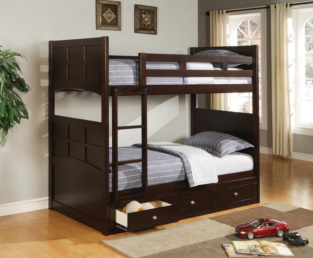 Jasper Twin Bunk Bed - ATL FURNITURE