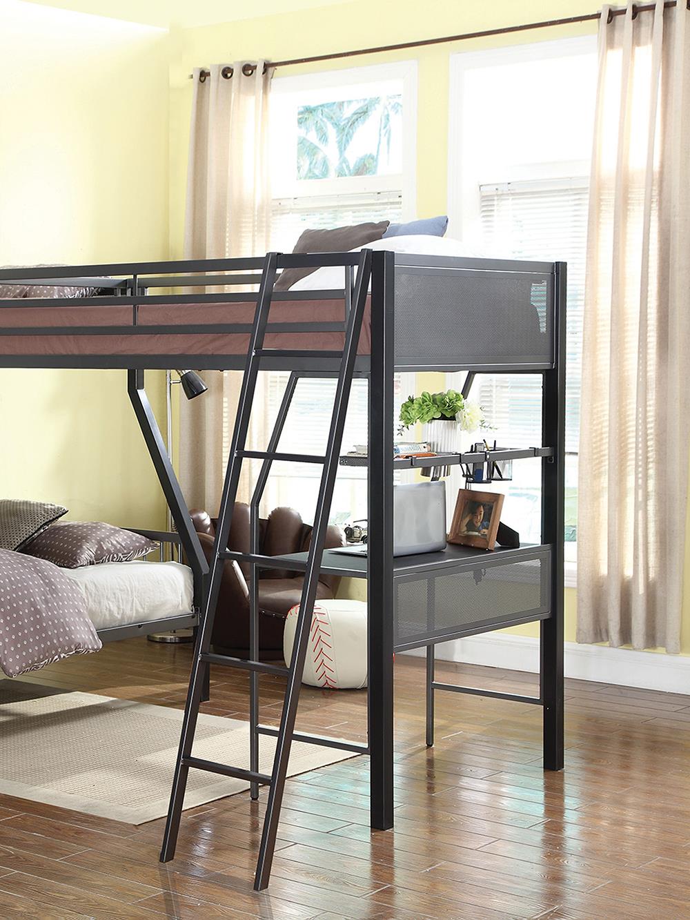 Meyers Traditional Grey Twin Loft Add-On - ATL FURNITURE