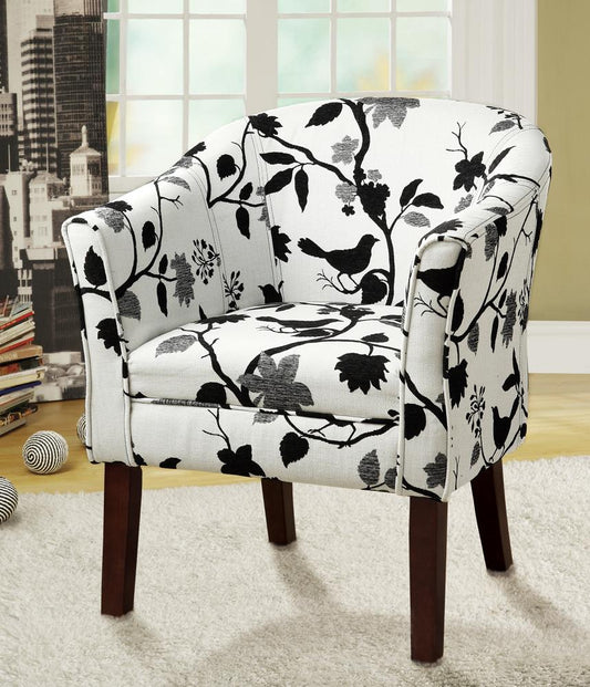 Playful Bird and Branch Accent Chair - ATL FURNITURE