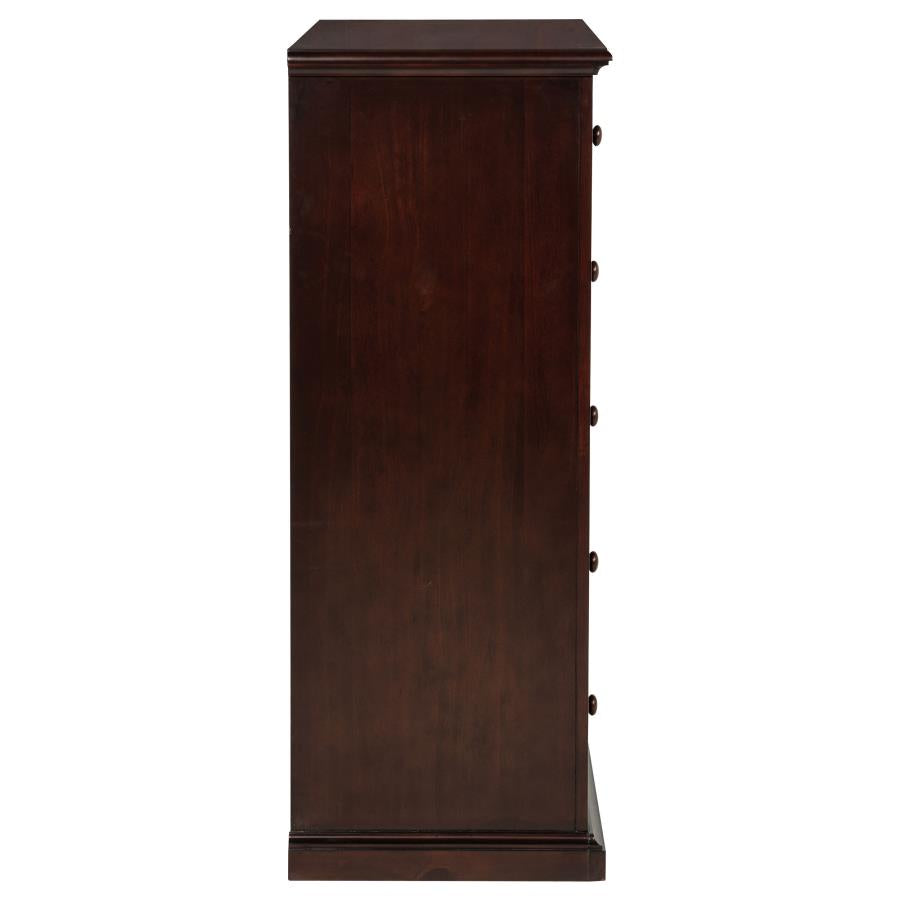Sumerlin 6-Drawer Bedroom Chest Of Drawers Cappuccino