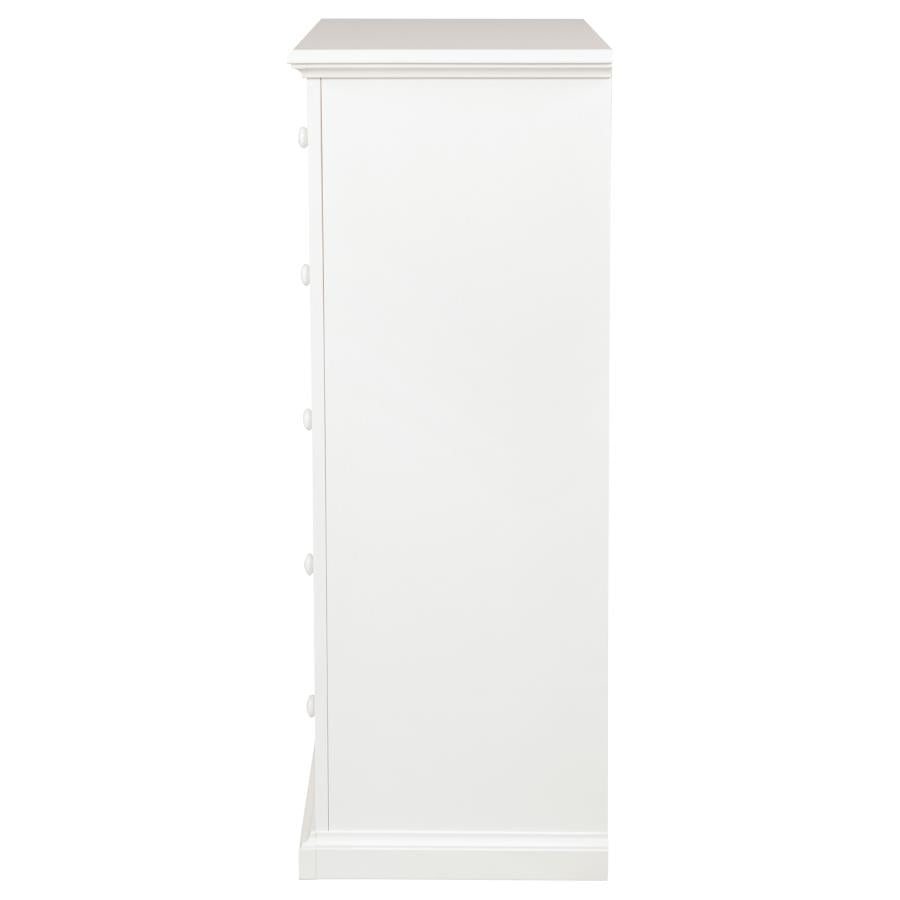 Sumerlin 6-Drawer Bedroom Chest Of Drawers White