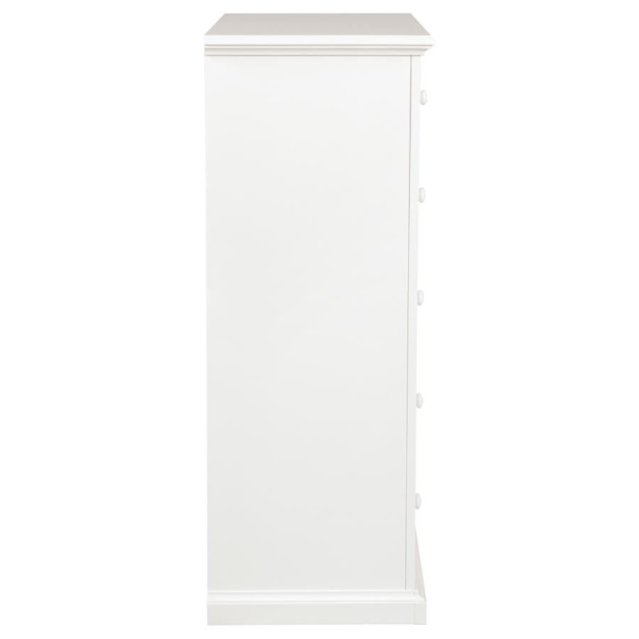 Sumerlin 6-Drawer Bedroom Chest Of Drawers White