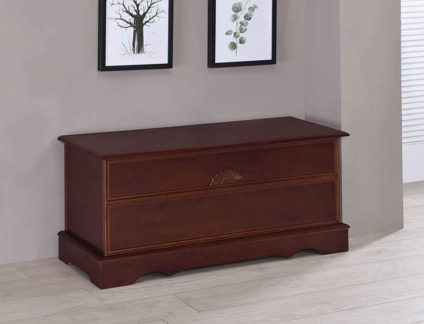 Paula Cedar Chest Warm Brown