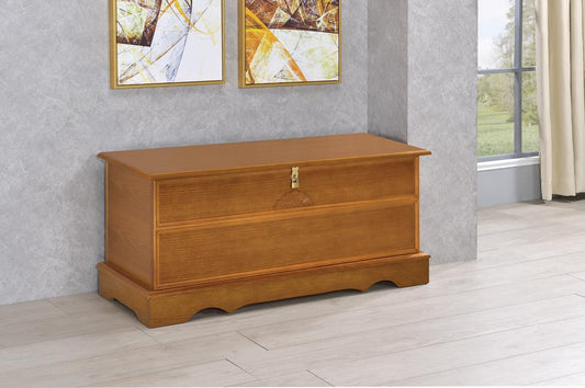 Traditional Oak Honey Chest - ATL FURNITURE